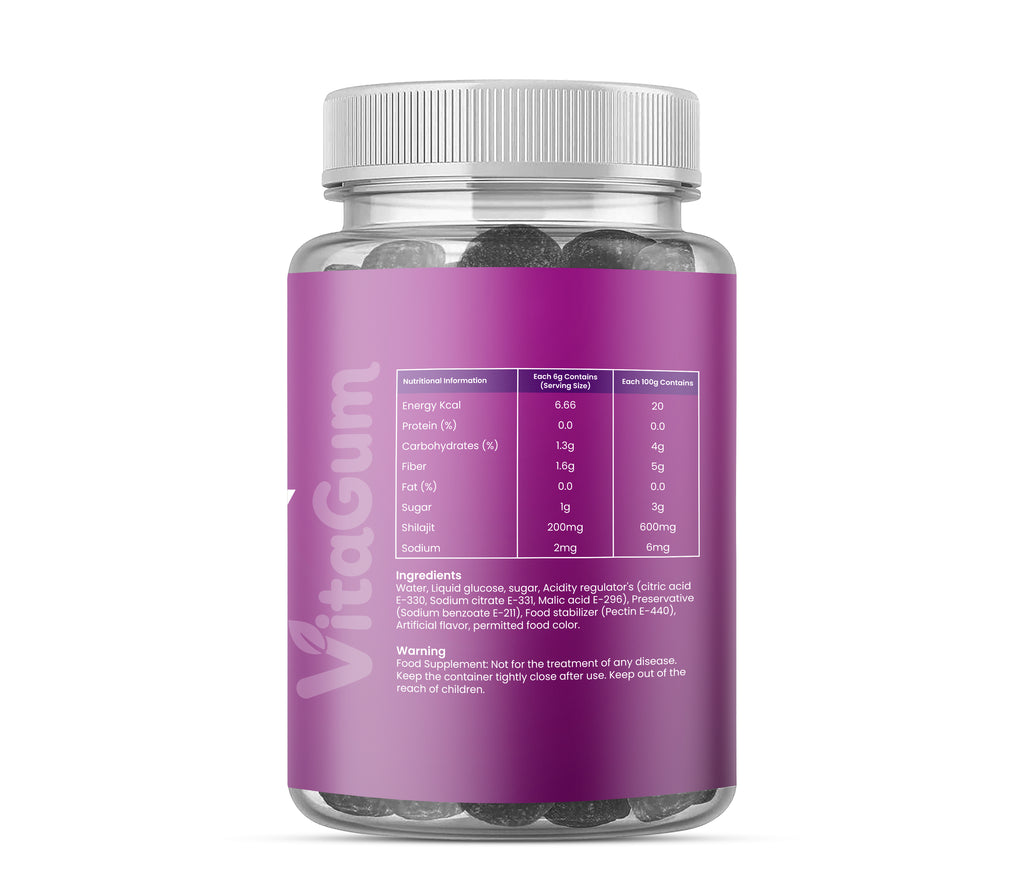 Vitagum® Shilajit + Elderberry