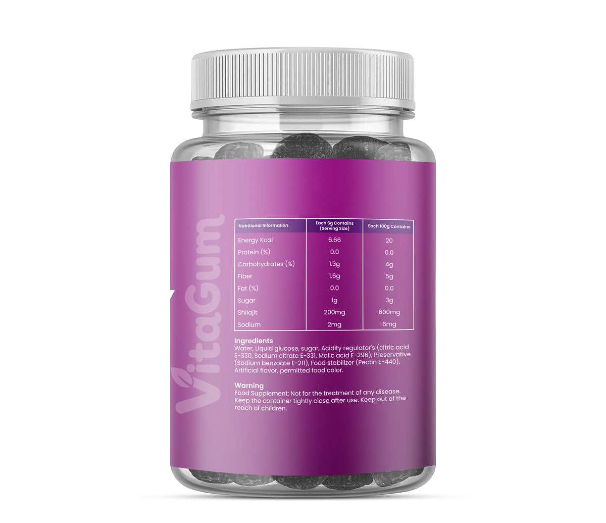 Vitagum® Shilajit + Elderberry
